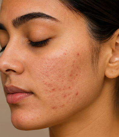 Before acne treatment